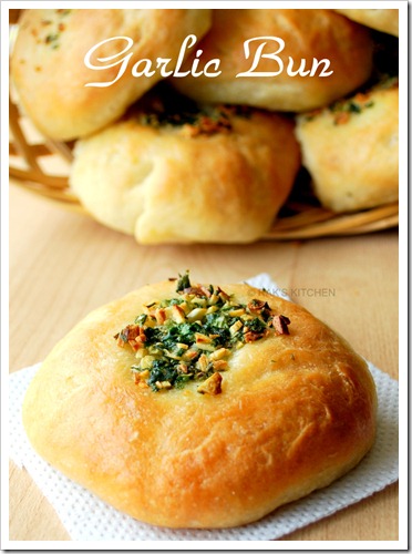 Eggless Garlic Buns Recipe Raks Kitchen